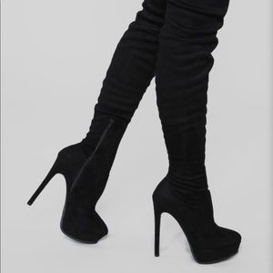 Nine West Faux Suede boots